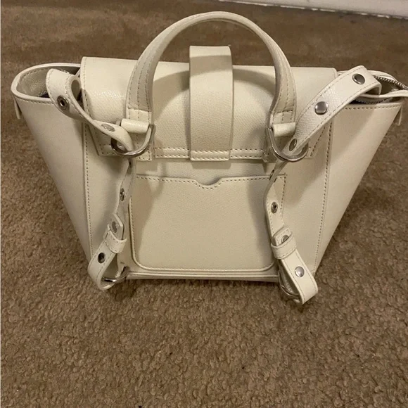 Senreve Midi Maestra Pebbled leather 4 way convertible handbag